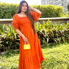 Orange Maxi Dress