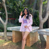 Baby Pink Shirt With Shorts