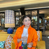 Orange Oversized Solid Shirt