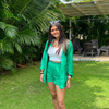 Green Shirt With Shorts