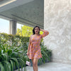 Tropical Bloom One-Shoulder Dress