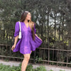 Purple Tiered Dress