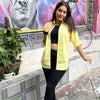 Yellow Oversized Solid Shirt