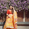 Organza Lehenga Set